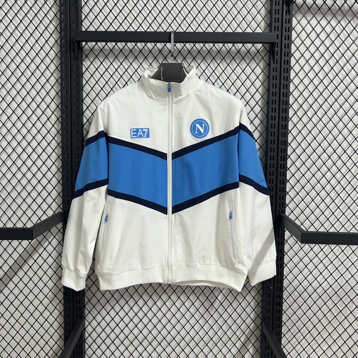 25-26 Napoli White Windbreaker Soccer Jersey
