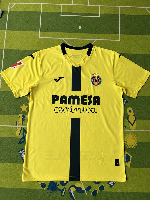 25-26 Villarreal Home Fans Soccer Jersey