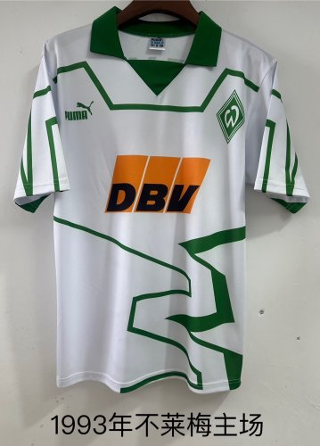 1993 Werder Bremen Home Retro Soccer Jersey