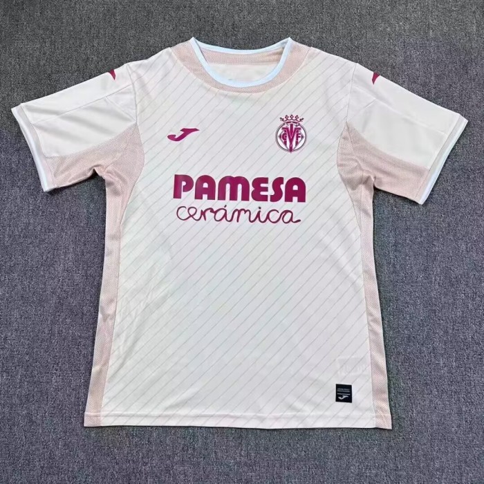 25-26 Villarreal Away Fans Soccer Jersey
