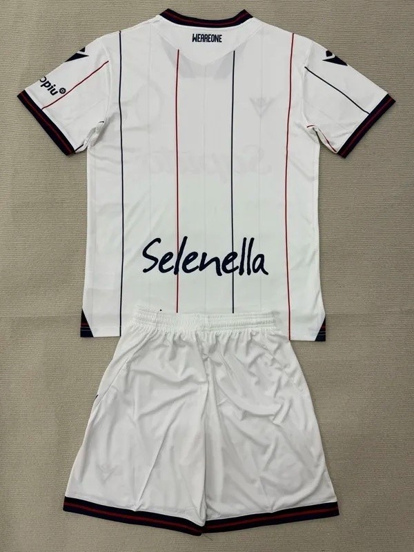 25-26 Bologna Away Kids Soccer Jersey