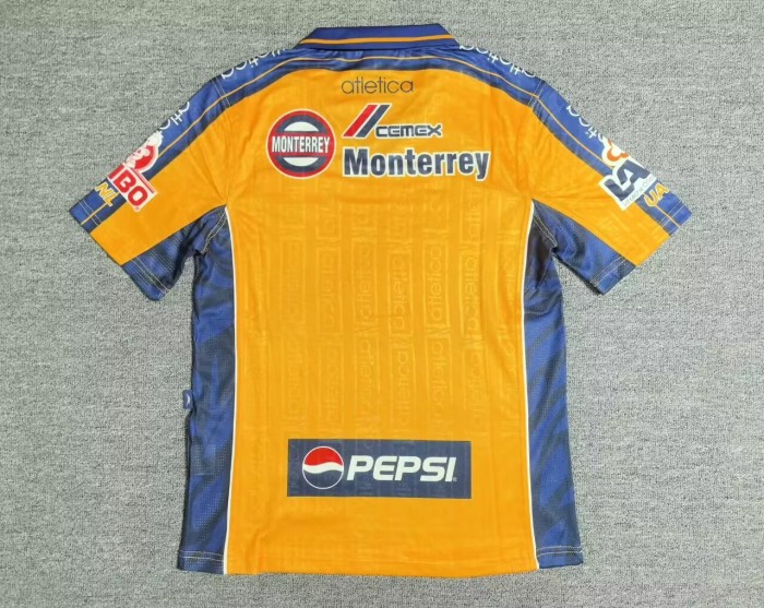 2000-2001 Tigres UANL Home Retro Soccer Jersey