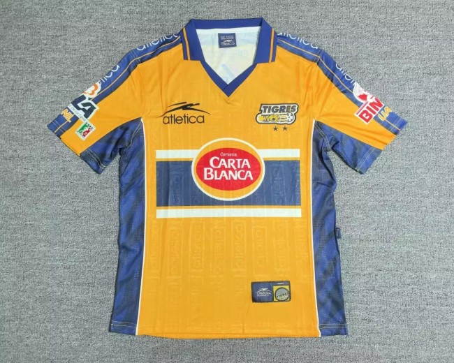 2000-2001 Tigres UANL Home Retro Soccer Jersey