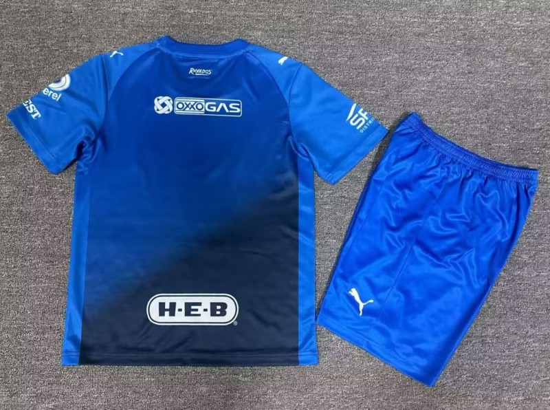 25-26 Monterrey Second Away Kids Training Short Suit
