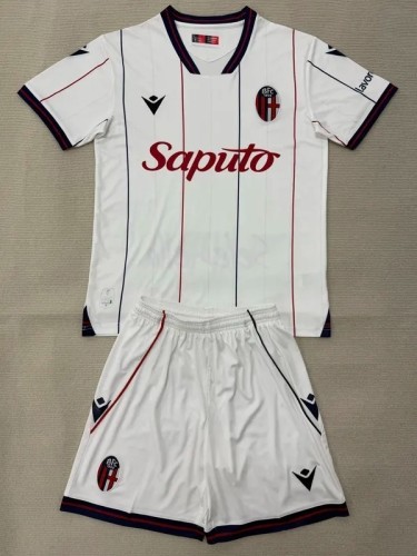 25-26 Bologna Away Kids Soccer Jersey