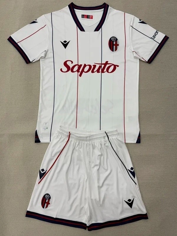 25-26 Bologna Away Kids Soccer Jersey