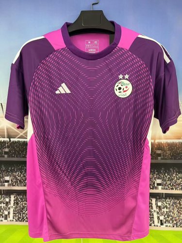 25-26 Algeria Purple Goalkeeper Soccer Jersey