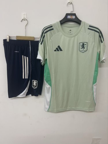 25-26 Aston Villa Green Training Short Suit