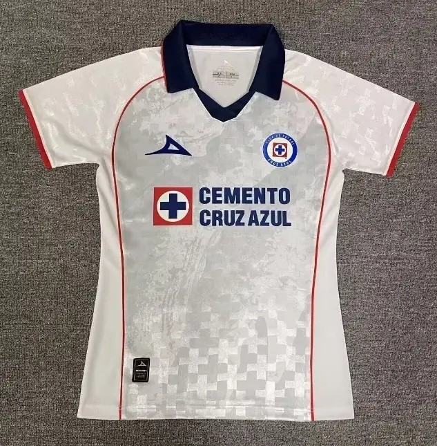 25-26 Cruz Azul Women White Soccer Jersey (女)
