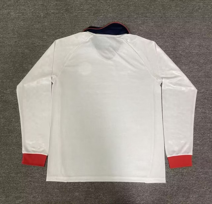 25-26 Cruz Azul White Player Version Long Sleeves Soccer Jersey