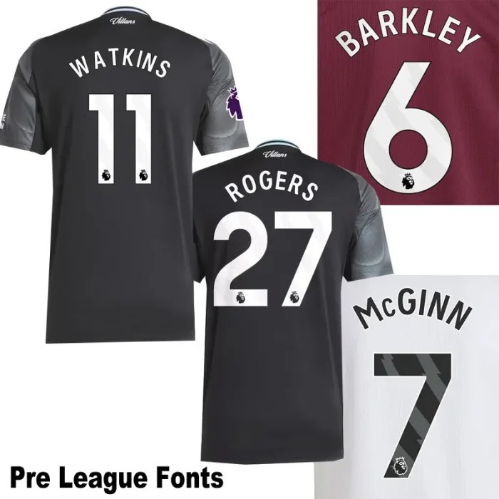25-26 Aston Villa Purple Goalkeeper Fans Soccer Jersey