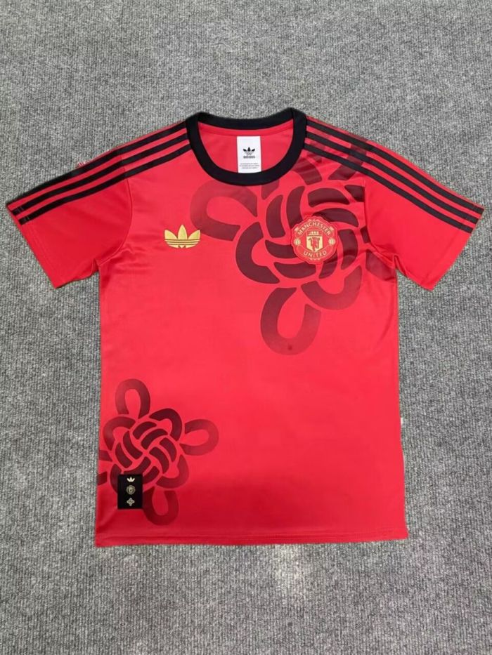 25-26 Man Utd Red Special Edition Fans Training shirts*中国结