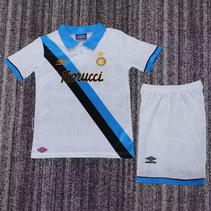 1994-1995 INT Away Kids Retro Soccer Jersey