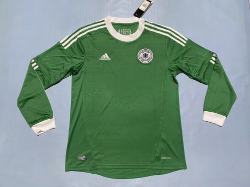 2012-2013 Germany Away Retro Long Sleeves Soccer Jersey
