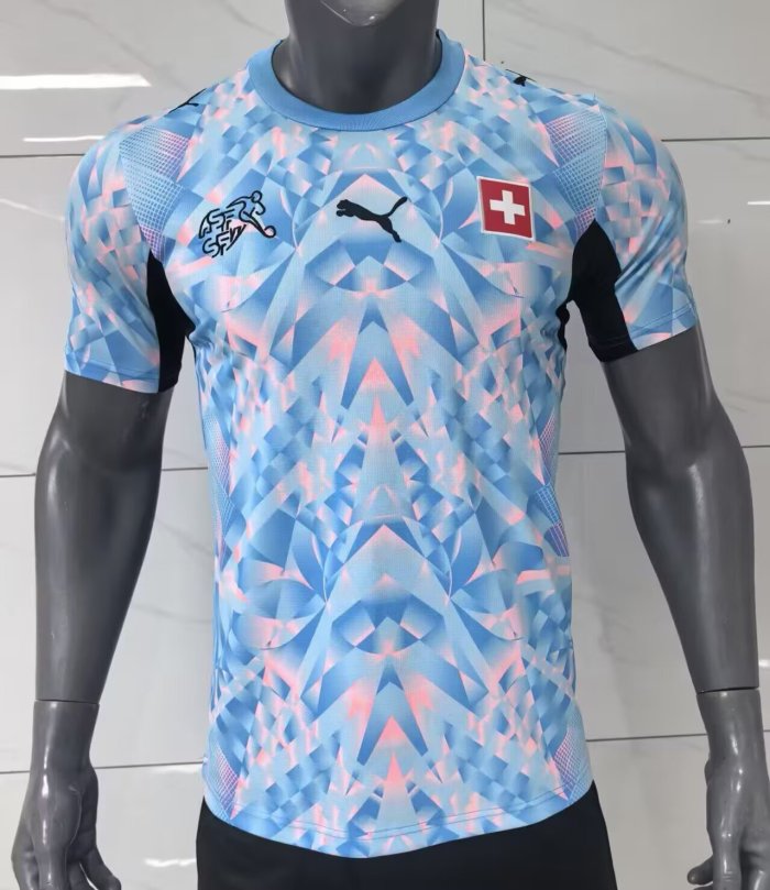 26-27 Switzerland Blue Fans Soccer Jersey