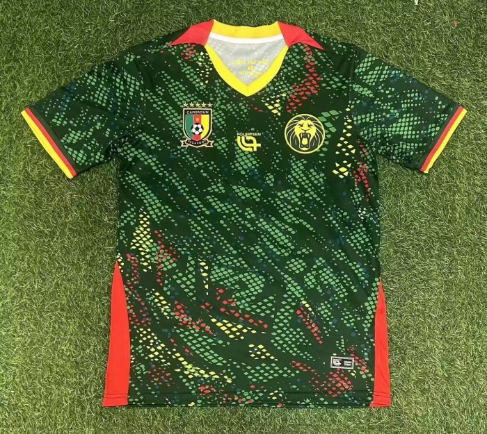 26-27 Cameroon Green Special Edition Fans Soccer Jersey
