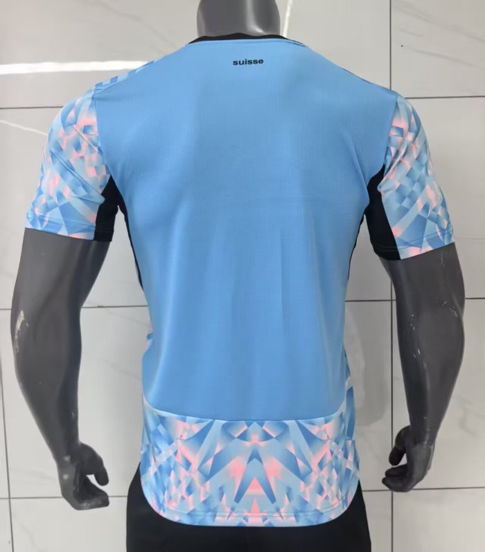 26-27 Switzerland Blue Fans Soccer Jersey