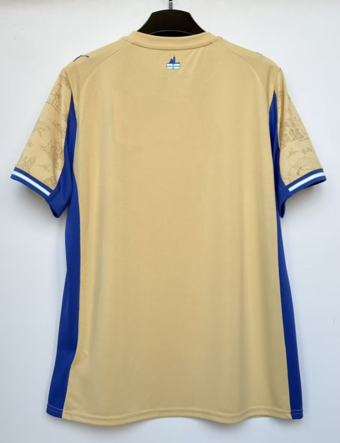 25-26 Marseille Earthy Yellow Fans Soccer Jersey