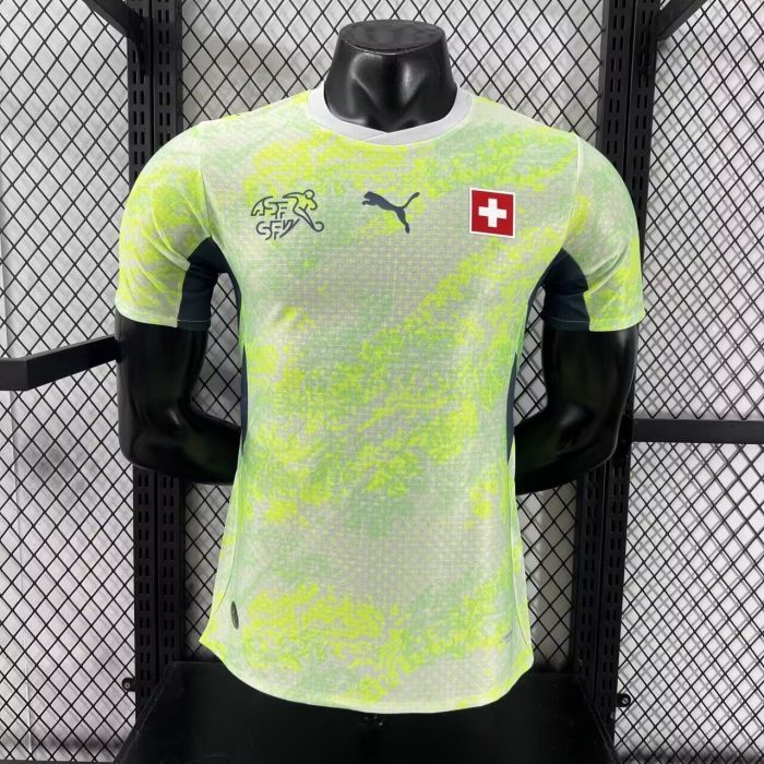 26-27 Switzerland Away Fans Soccer Jersey