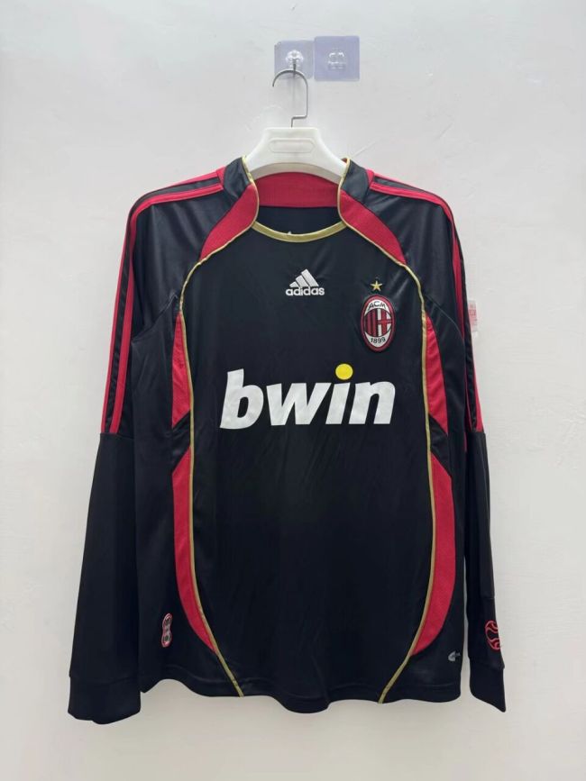 2006-2007 ACM Second Away Long Sleeve Retro Soccer Jersey