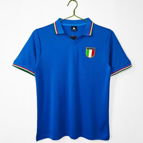 1982 Italy Home Retro Soccer Jersey