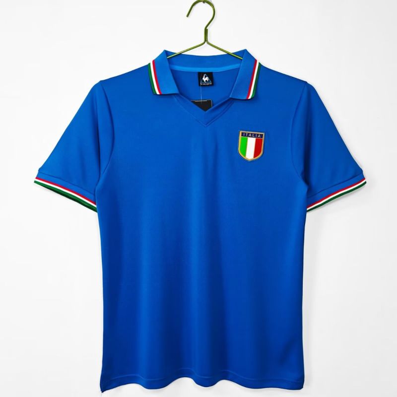 1982 Italy Home Retro Soccer Jersey
