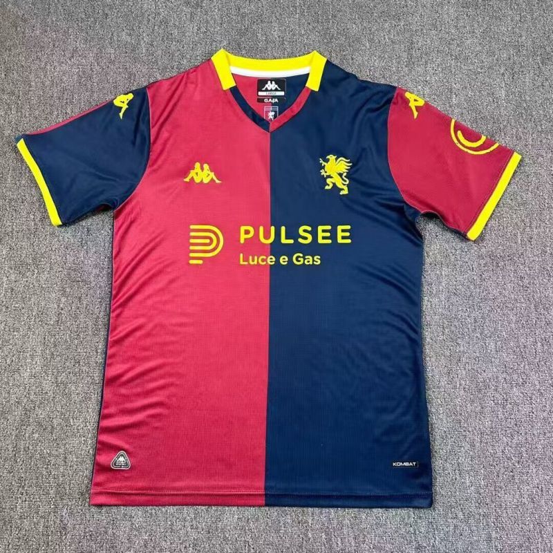 25-26 Genoa Home Fans Soccer Jersey