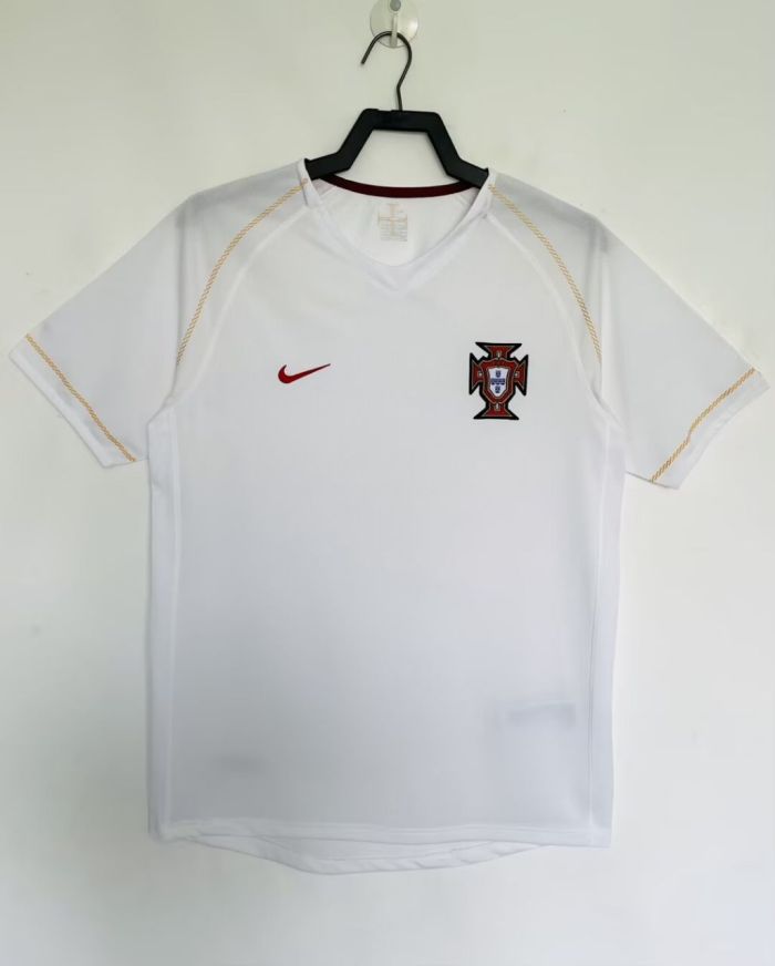 2006 Portugal Second Away Retro Soccer Jersey