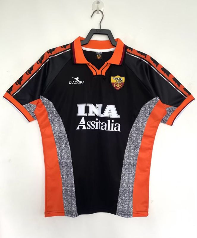 1998-1999 Roma Second Away Retro Soccer Jersey