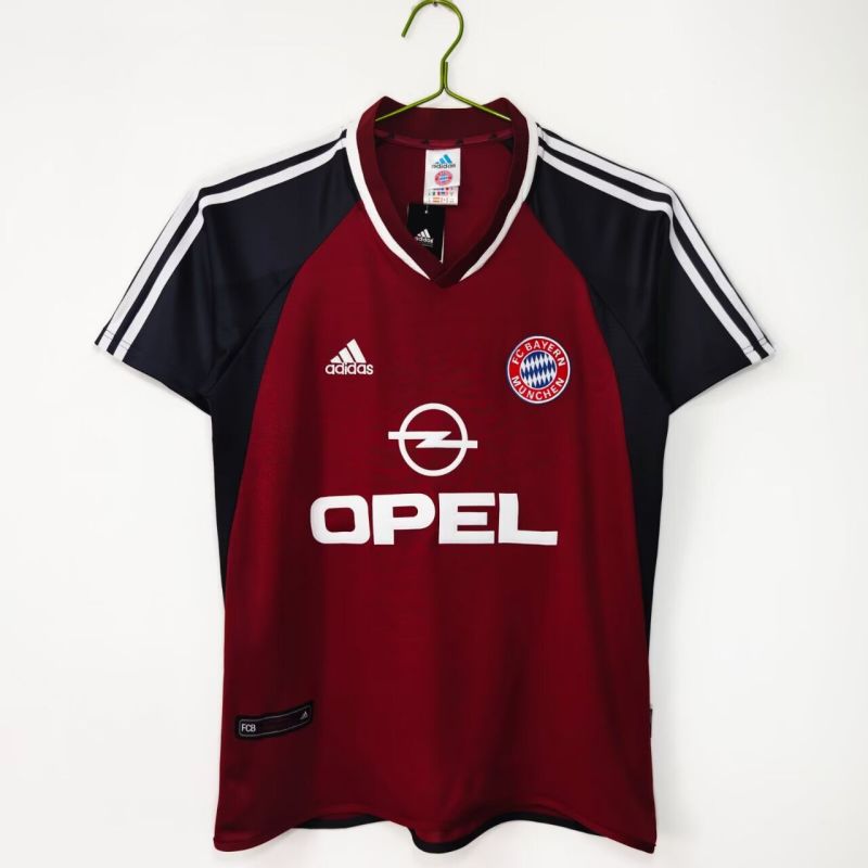 2001-2002 Bayern Home Retro Soccer Jersey