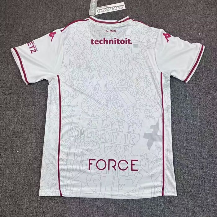 25-26 Metz Away Fans Soccer Jersey