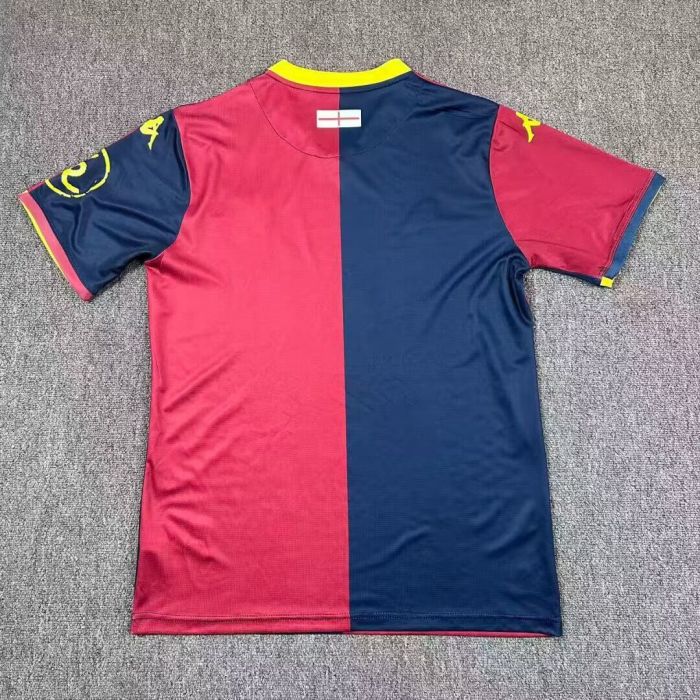 25-26 Genoa Home Fans Soccer Jersey