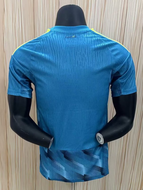 26-27 Spain Blue Goalkeeper Player Version Soccer Jersey