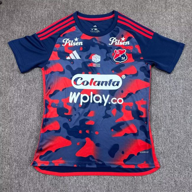25-26 Independiente Medellin Away Fans Soccer Jersey