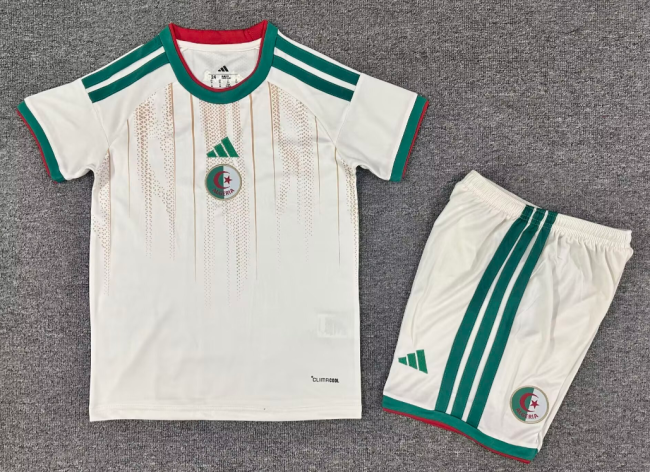 26-27 Algeria Home Kids Soccer Jersey