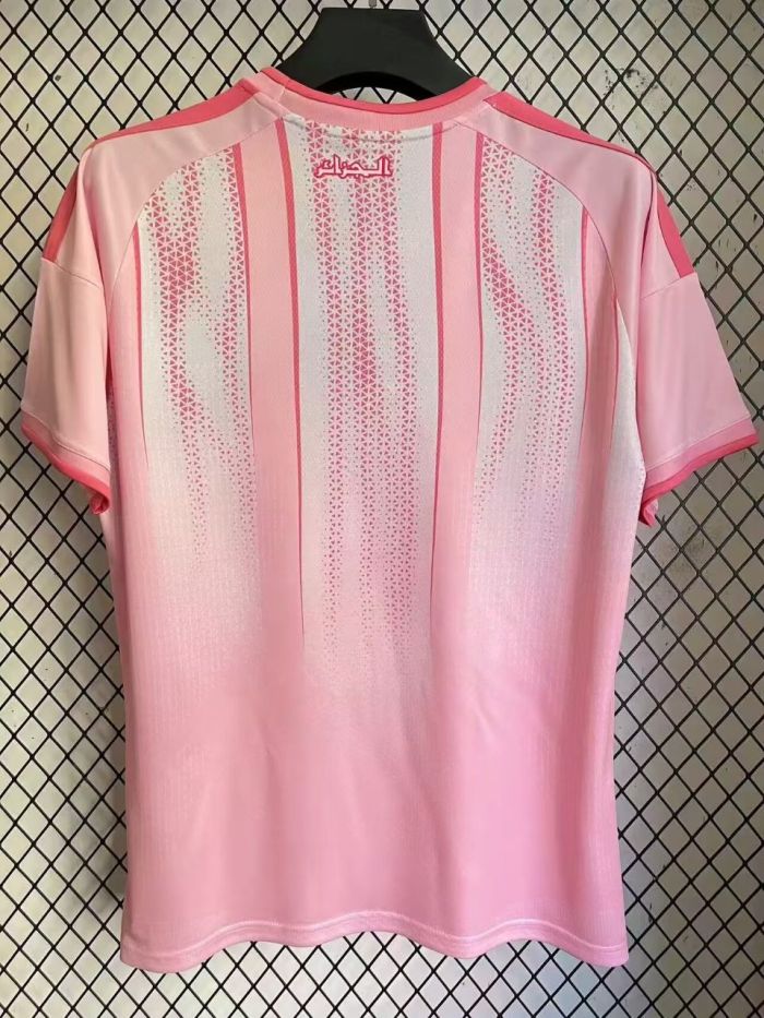 26-27 Algeria Pink Special Edition Fans Soccer Jersey