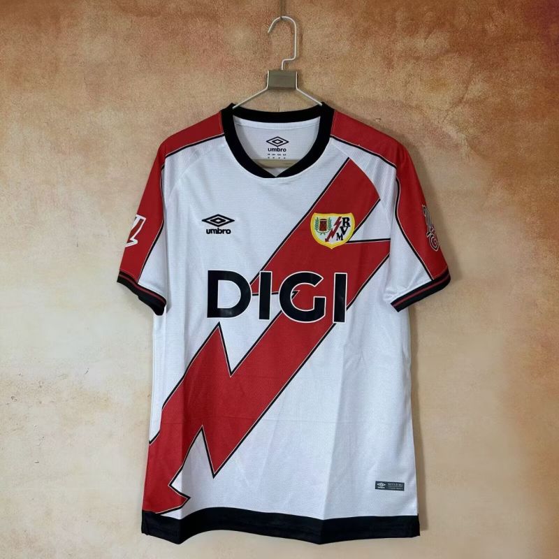 25-26 Rayo Vallecano Home Fans Soccer Jersey