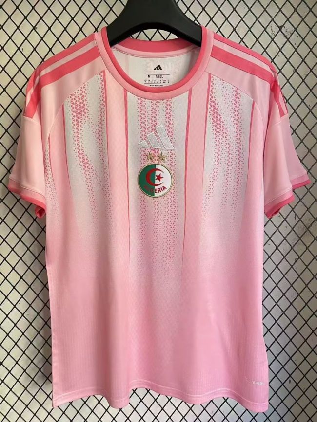 26-27 Algeria Pink Special Edition Fans Soccer Jersey