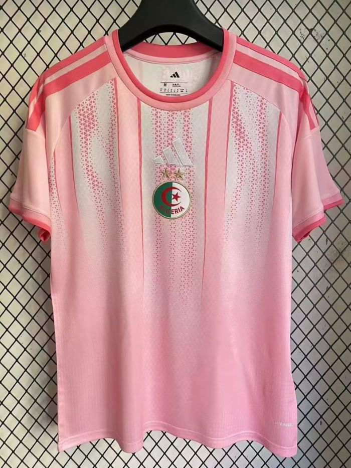 26-27 Algeria Pink Special Edition Fans Soccer Jersey