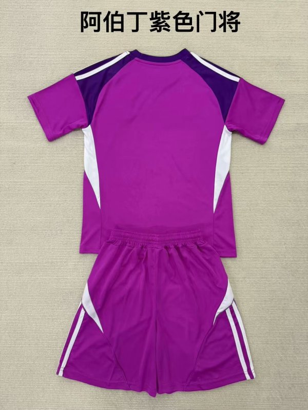 25-26 Aberdeen Purple Goalkeeper Kids Soccer Jersey