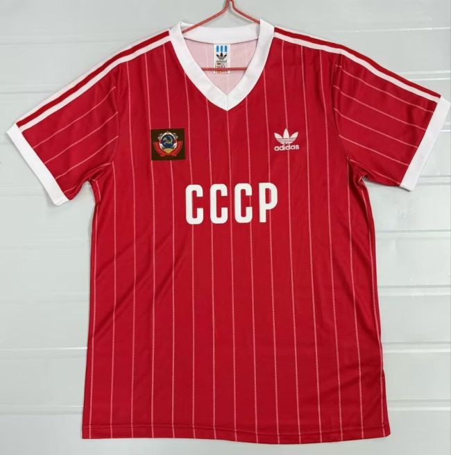 1982-1983 Soviet Union Home Retro Soccer Jersey