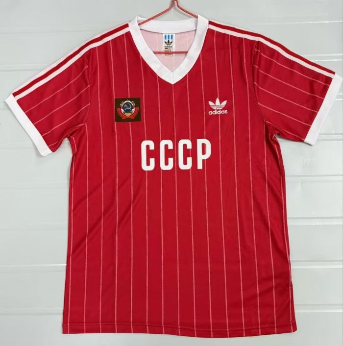 1982-1983 Soviet Union Home Retro Soccer Jersey