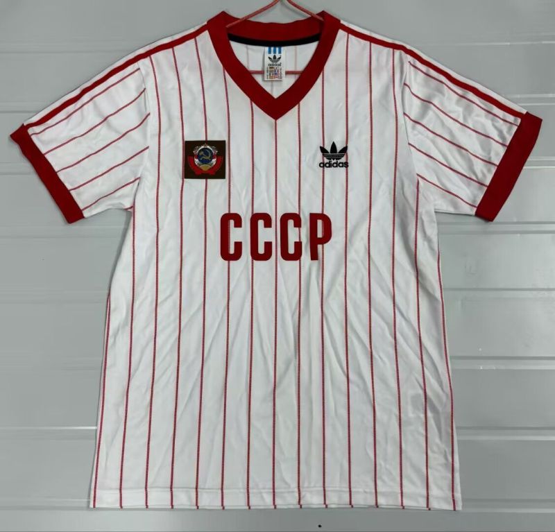 1982-1983 Soviet Union Away Retro Soccer Jersey