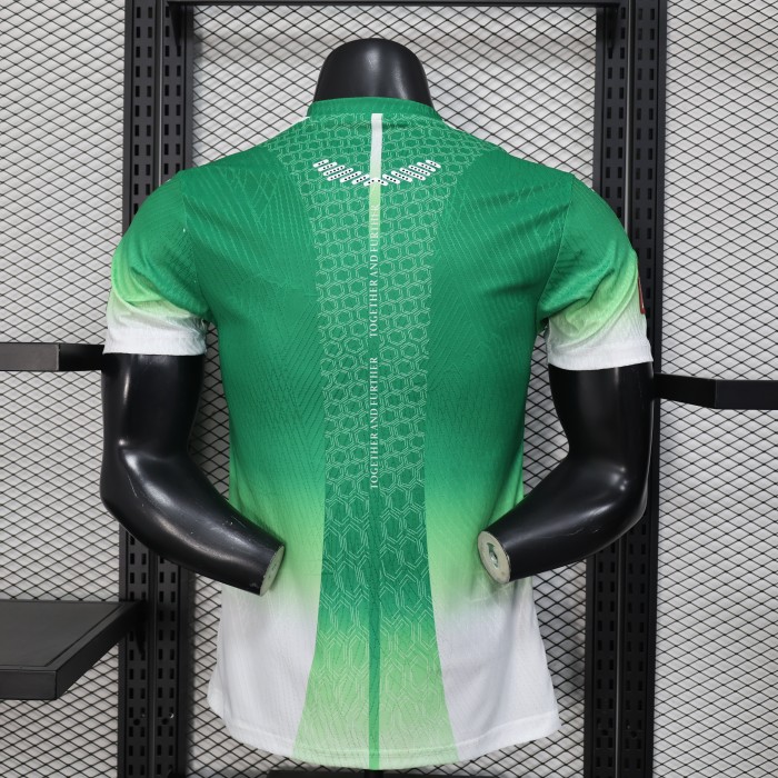26-27 Ivory Coast Green Player Version Soccer Jersey
