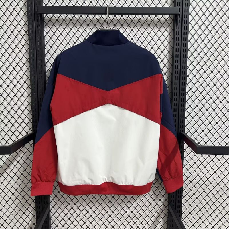 25-26 PSG Red & White Windbreaker