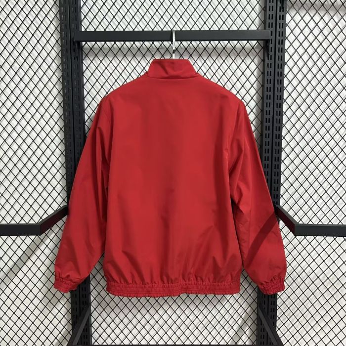 26-27 Spain Red Windbreaker