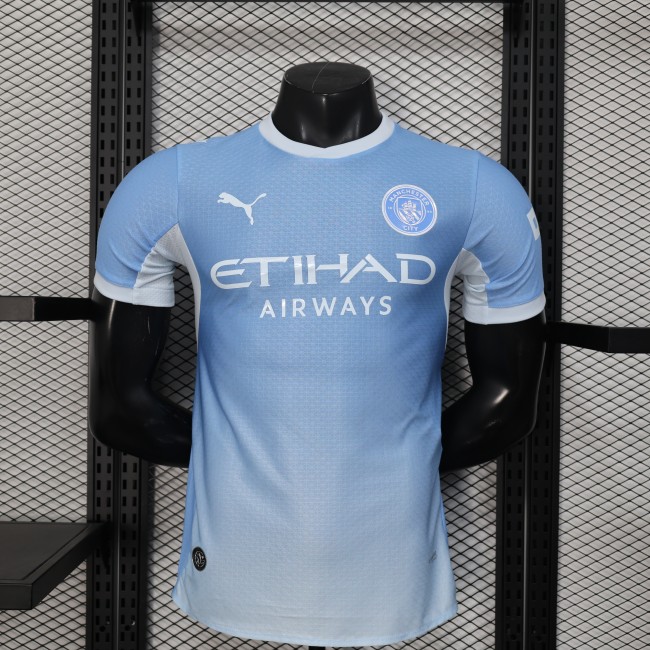 26-27 Man City Home Player Version Soccer Jersey