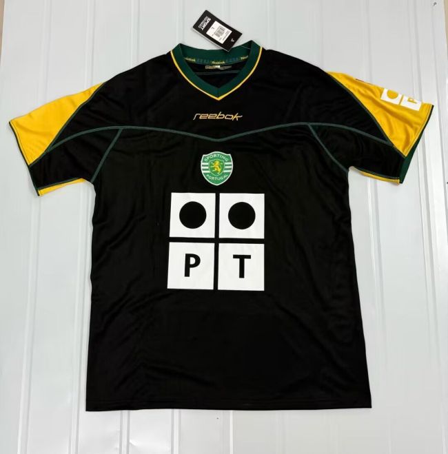 2002-2003 Sporting Lisbon Away Retro Soccer Jersey