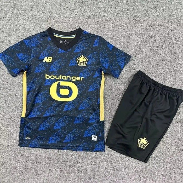 25-26 Lille Second Away Kids Soccer Jersey