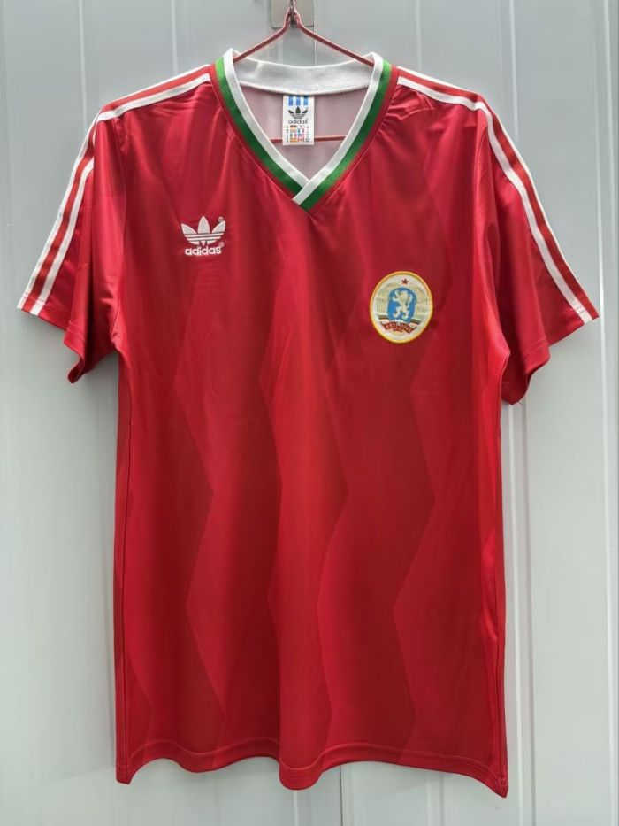 1986 Bulgaria Away Retro Soccer Jersey